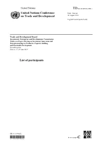 Multi-Year Expert Meeting on Investment, Innovation And