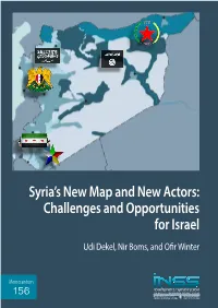 Syria's New Map and New Actors: Challenges and Opportunities For