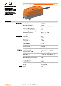 Technical Data Sheet CQ24A-SZ
