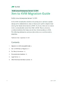 Xen to KVM Migration Guide