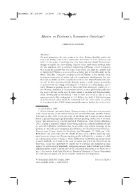 Matter in Plotinus's Normative Ontology