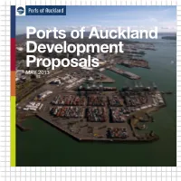 Ports of Auckland Development Proposals MAY 2013 Introduction