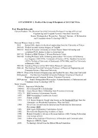 Profile of the Group B Recipient of the 2012 C&C Prize