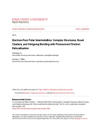 Electron-Poor Polar Intermetallics: Complex Structures, Novel Clusters, and Intriguing Bonding with Pronounced Electron Delocalization