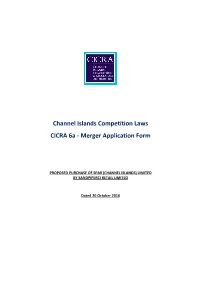 Merger Application Form