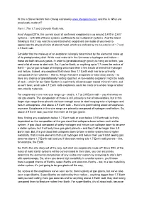 Part 1: the 1.7 and 3.9 Earth Radii Rule