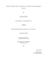The Road to Plattsburgh: Progressive-Era Reform, Army Preparedness, and Officer Development