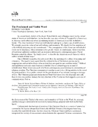 The Proclaimed and Visible Word PETER H