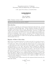 6.453 Quantum Optical Communication Reading 9