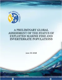 A Preliminary Global Assessment of the Status of Exploited Marine Fish and Invertebrate Populations