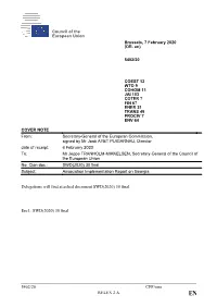 Association Implementation Report on Georgia