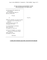 Case 1:18-Cv-03636-ELH Document 1 Filed 11/28/18 Page 1 of 74