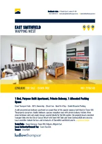 East Smithfield Wapping West