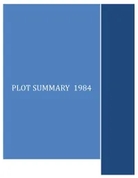 PLOT SUMMARY 1984 Part 1, Chapter 1