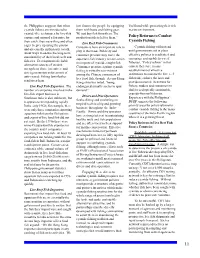 11 Policy Reforms to Combat Cyanide Fishing