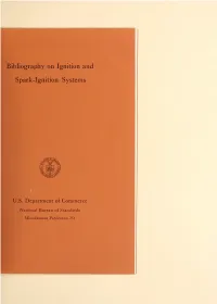 Bibliography on Ignition and Spark-Ignition Systems