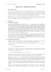 Chapter G03 – Multivariate Methods