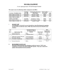 Eeo Public File Report