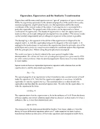 Eigenvalues, Eigenvectors and the Similarity Transformation