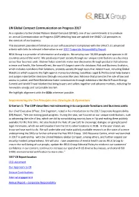 RELX Group Is a Provider of Information and Analytics