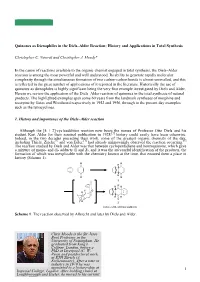 Scheme 1. the Reaction Observed by Albrecht and Later by Diels and Alder