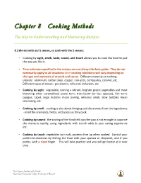 Chapter 8 Cooking Methods