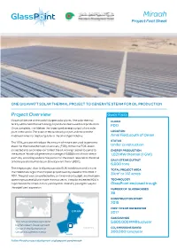 GPS15 09 Miraah Fact Sheet A4 Rev A.Indd
