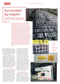 Surrounded by Slogans Perpetual Protest in Public Space During the Hong Kong 2019 Protests
