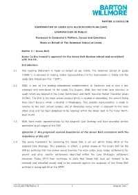 Are Proposed Revised Boundaries of the Green Belt Consistent with the Intentions of the CS?