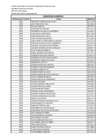 Listagem Para Sorteio