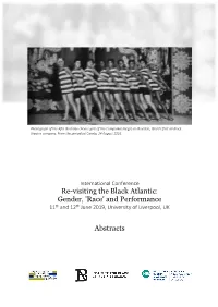 Revisiting the Black Atlantic Conference Programme