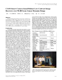 CAOS Smart Camera-Based Robust Low Contrast Image Recovery Over 90 Db Scene Linear Dynamic Range