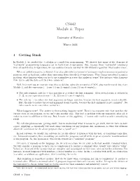CS442 Module 4: Types