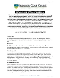 Membership Application Form
