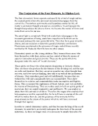 The Conjuration of the Four Elements, by Eliphas Levi
