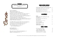Cervo's Menu June 2021.Indd