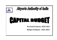 Revised Estimate 2020-2021 Budget Estimate