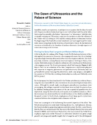 The Dawn of Ultrasonics and the Palace of Science