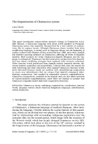 The Hispanization of Chamacoco Syntax