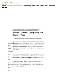 A Crash Course in Typography: the Basics of Type | the Jotform Blog