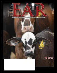 AI Issue from One Cattlemansanta Gertrudis to Genetics Another You Can Count On