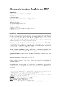 Adventures in Monotone Complexity and TFNP