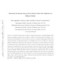 Arxiv:1711.03962V1 [Stat.ME] 10 Nov 2017 the Entropy Rate of an Individual’S Behavior