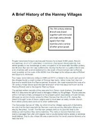 Hanneys Website History Overview 3