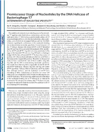 Promiscuous Usage of Nucleotides by the DNA Helicase Of