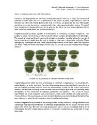 Kentucky Statewide Assessment of Forest Resources Part 1: Issue 3: Forest Loss and Fragmentation