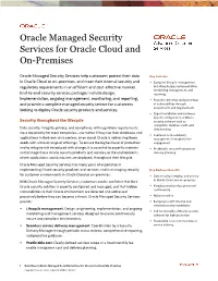 Oracle Managed Security Services for Oracle Cloud and on Premises (PDF)