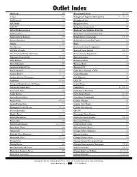 Outlet Index