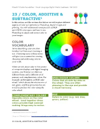 23 / Color, Additive & Subtractive1