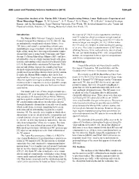 Composition Analysis of the Marius Hills Volcanic Complex Using Diviner Lunar Radiometer Experiment and Moon Mineralogy Mapper
